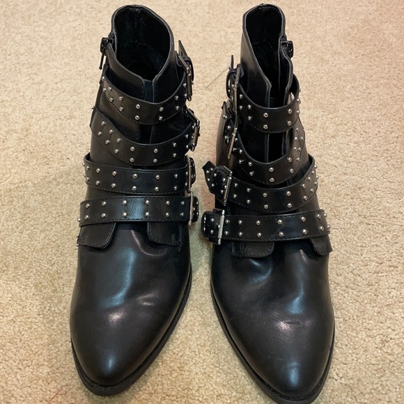 biker boots - Picture 1 of 4